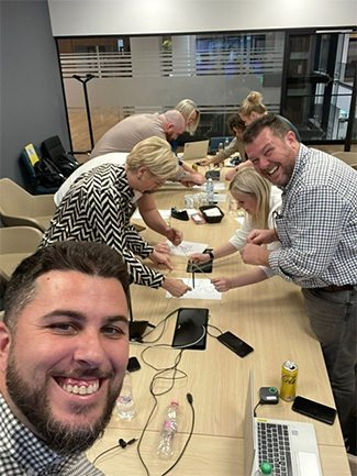 Engaging activities at the Customer Service meeting