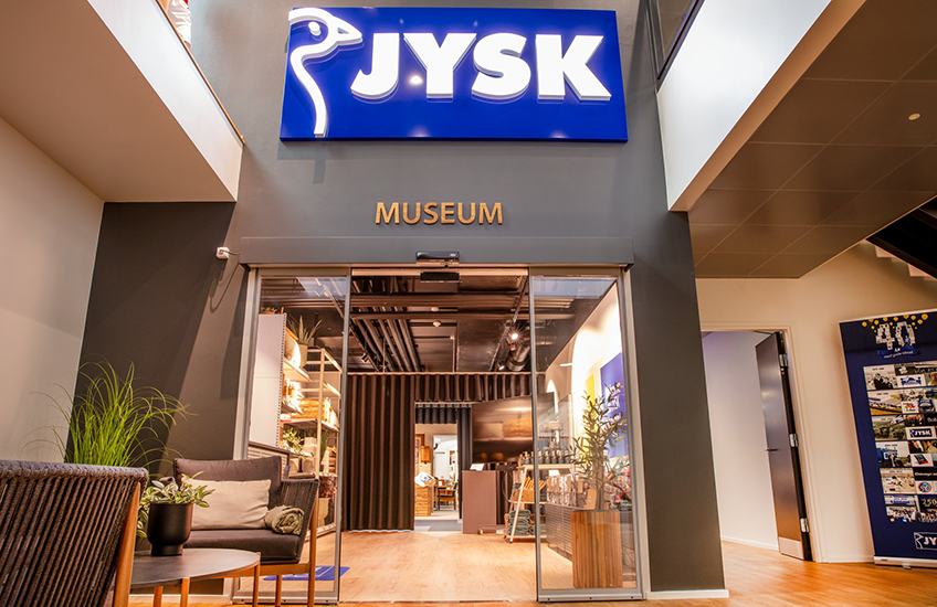 Nouvelle entrée du musée JYSK 