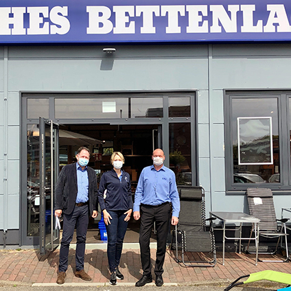 Charlotta Lindborg on Store visits with her colleagues in Germany.