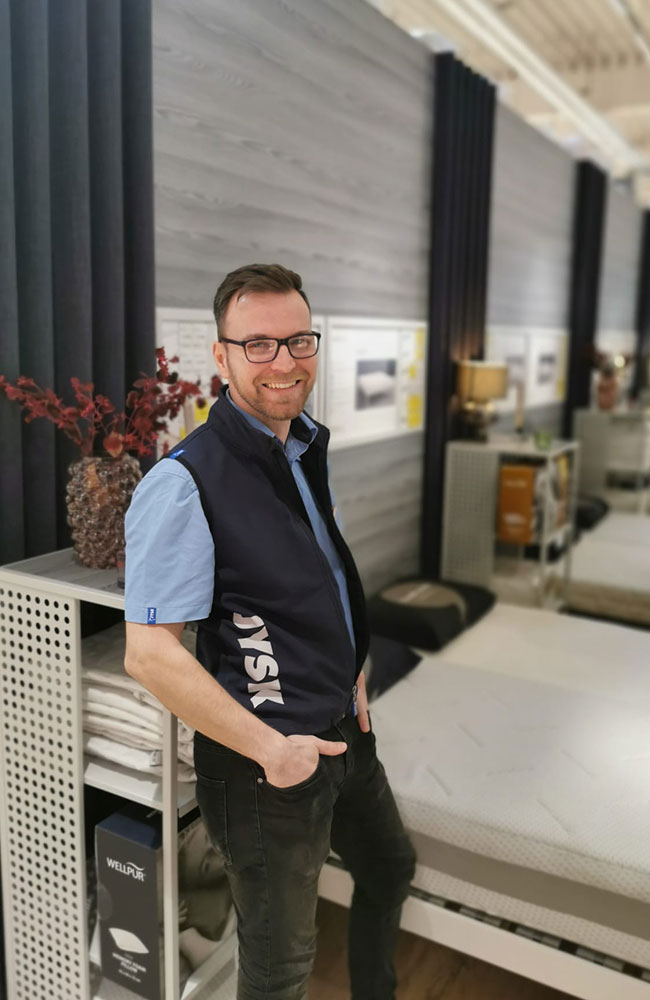 Michal Kratochvíla, Store Manager, JYSK Hranice