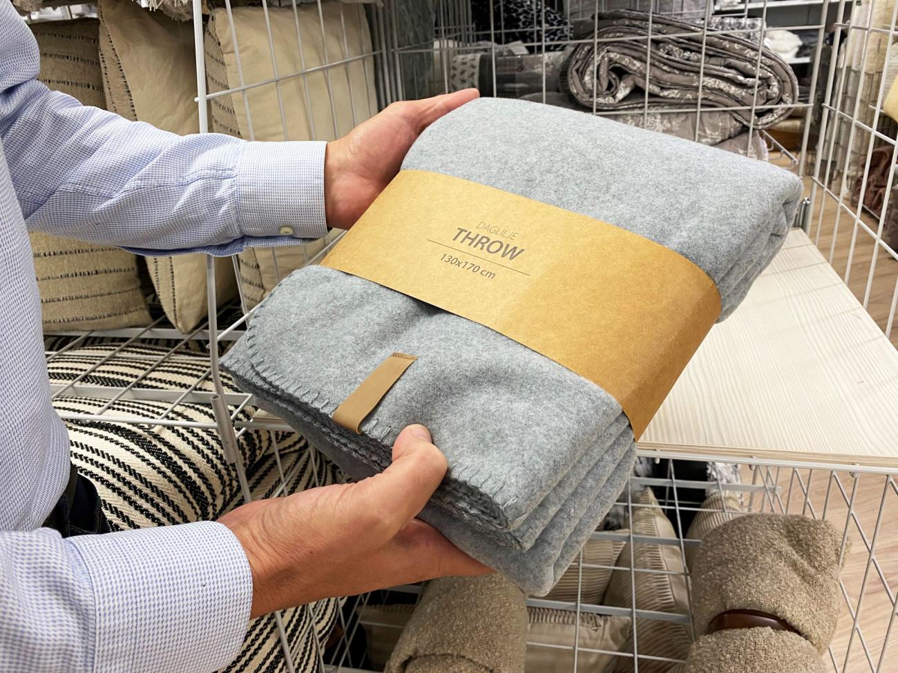 Home textiles are some of the first products to get new packaging design.