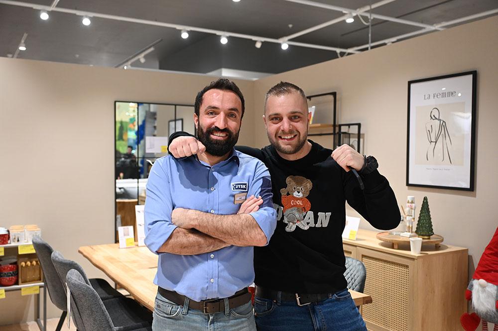 Cemıl Apaydin - Store Manager JYSK Nautilus, and Petar Aleksandrov - District Manager JYSK Bulgaria