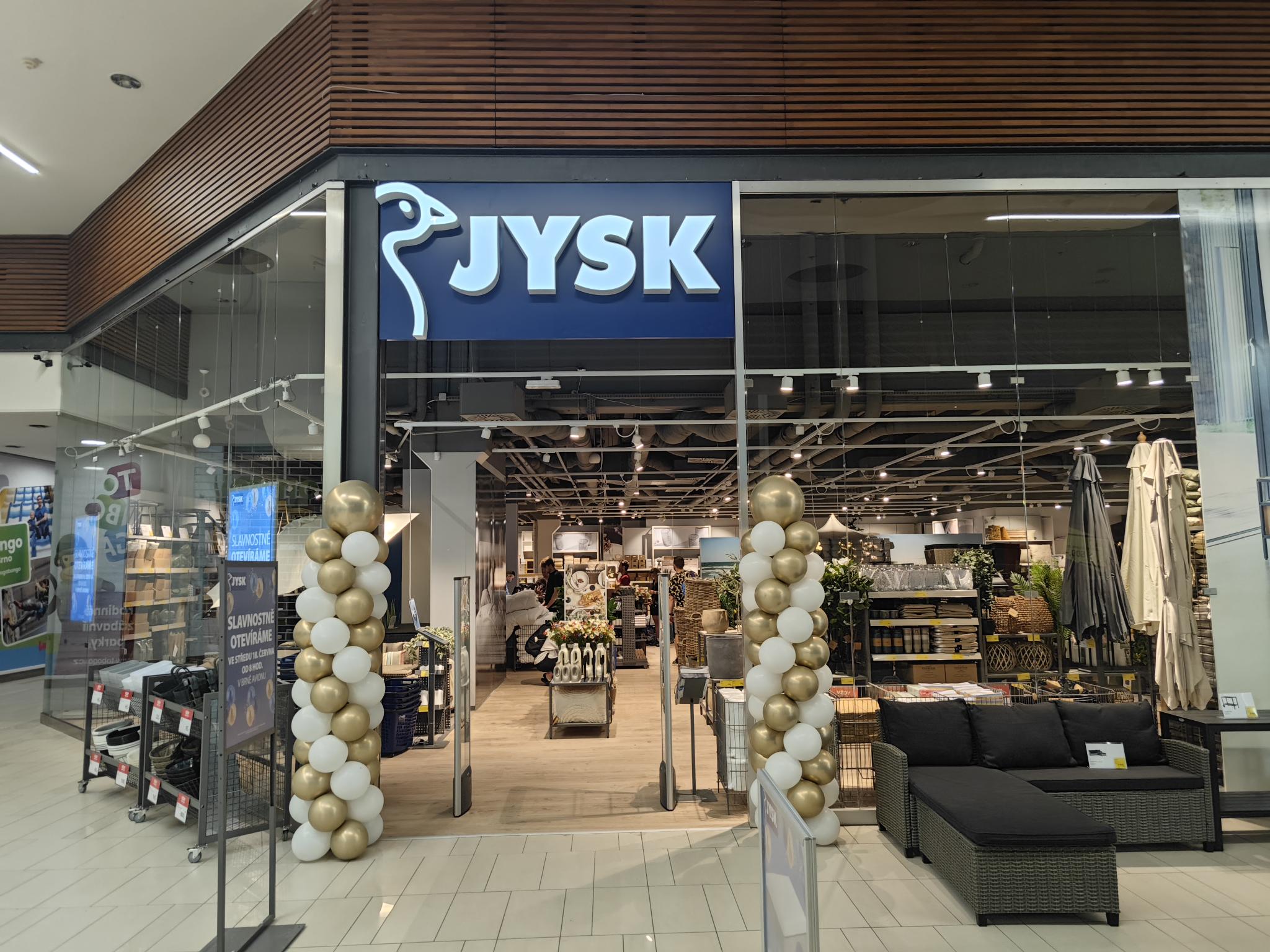 Nová prodejna JYSK v Avion Shopping Parku Brno
