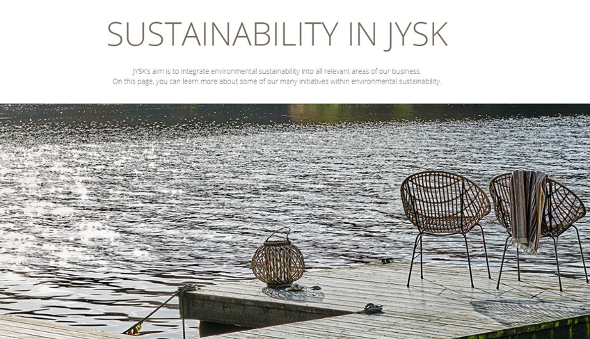 Sitio web sobre sostenibilidad