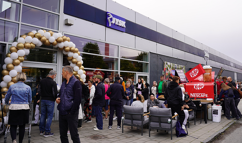 Stor opbakning til åbning af ny butik i Vejle centrum