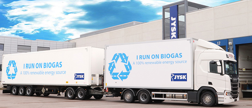 Biogas truck