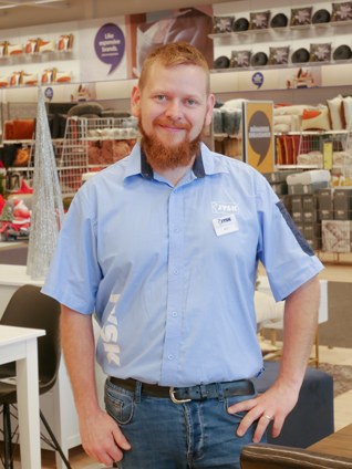 Dick Weimer, Store Manager w sklepie w Bernstorp