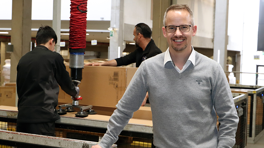 Emil Östlin is new Logistics Director at JYSK DCN