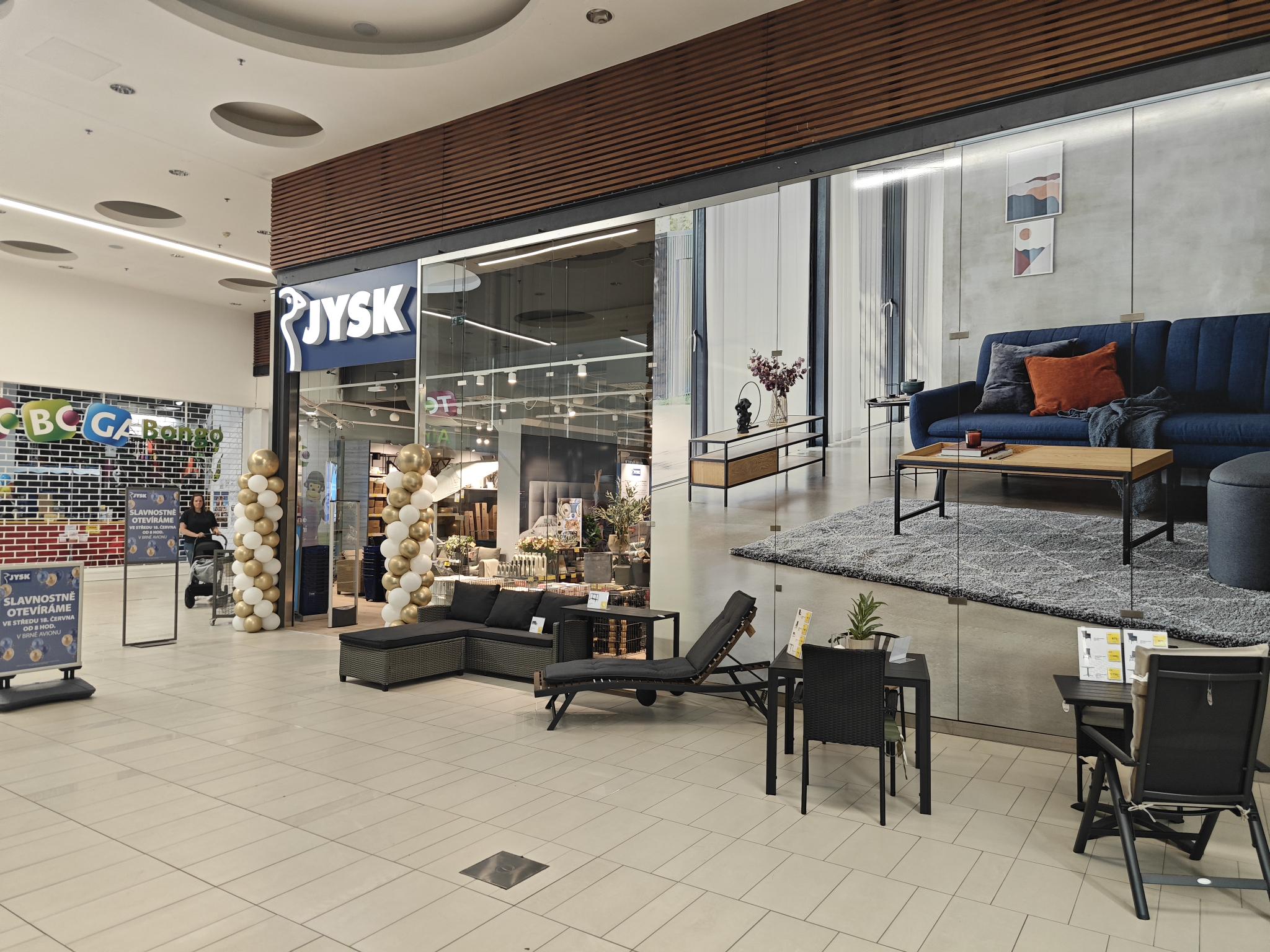 Nová prodejna JYSK v Avion Shopping Parku Brno