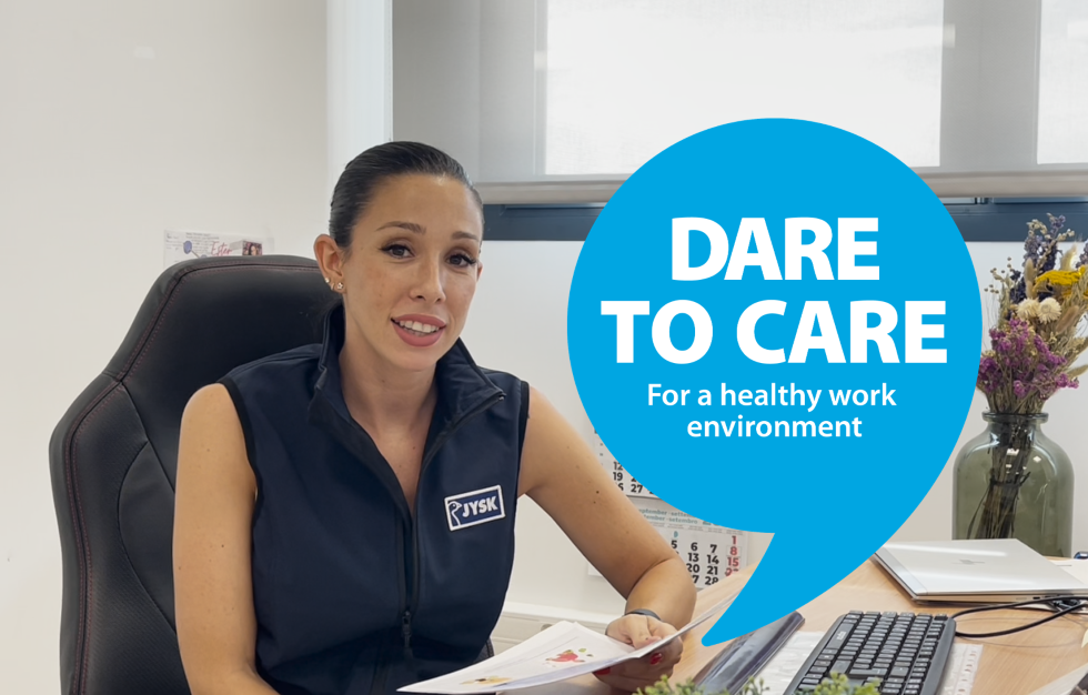 Ester Marcos, health and Security Team Leader, cuenta las claves de la camapaña Dare to Care
