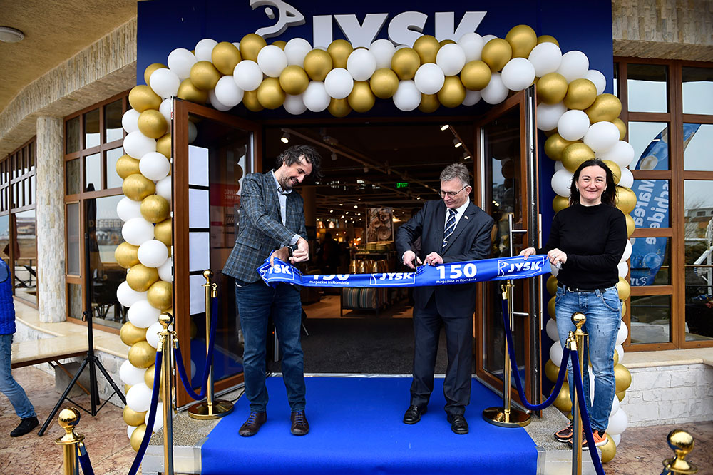 JYSK celebra 150 tiendas en Rumanía