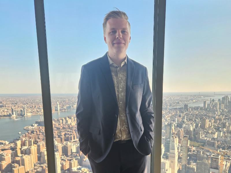 Oliver won a trip to New York