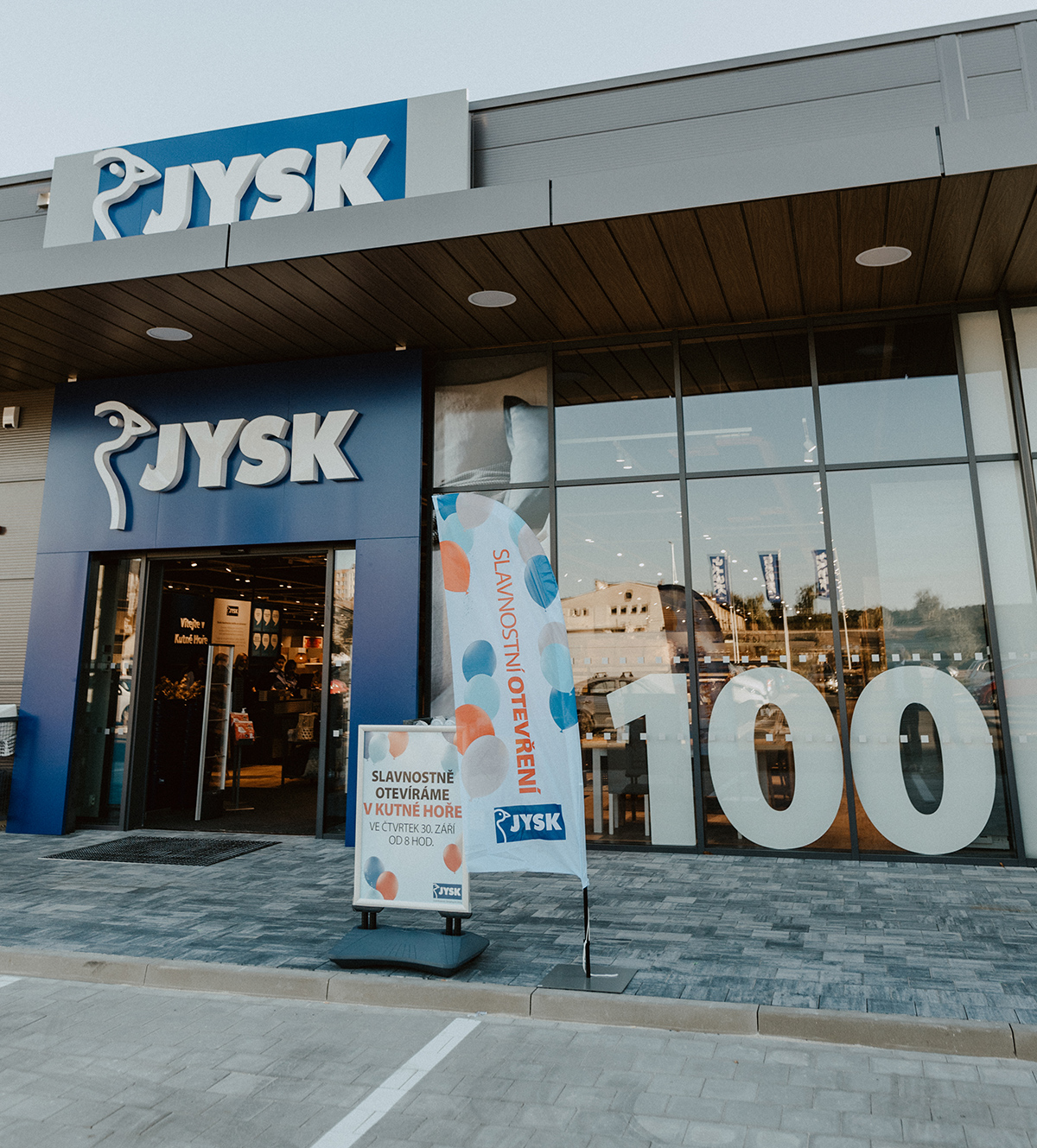100 магазина на JYSK в Чешката република