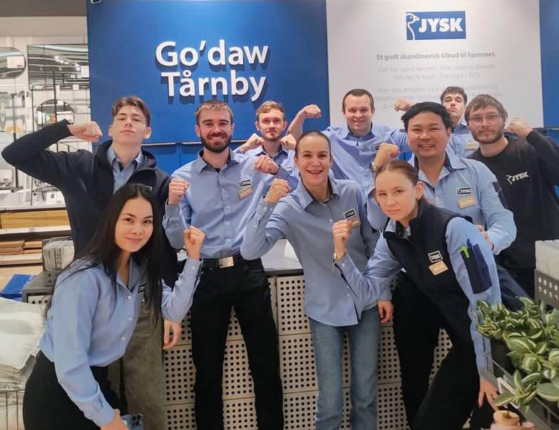 Wassan med teamet i JYSK Tårnby