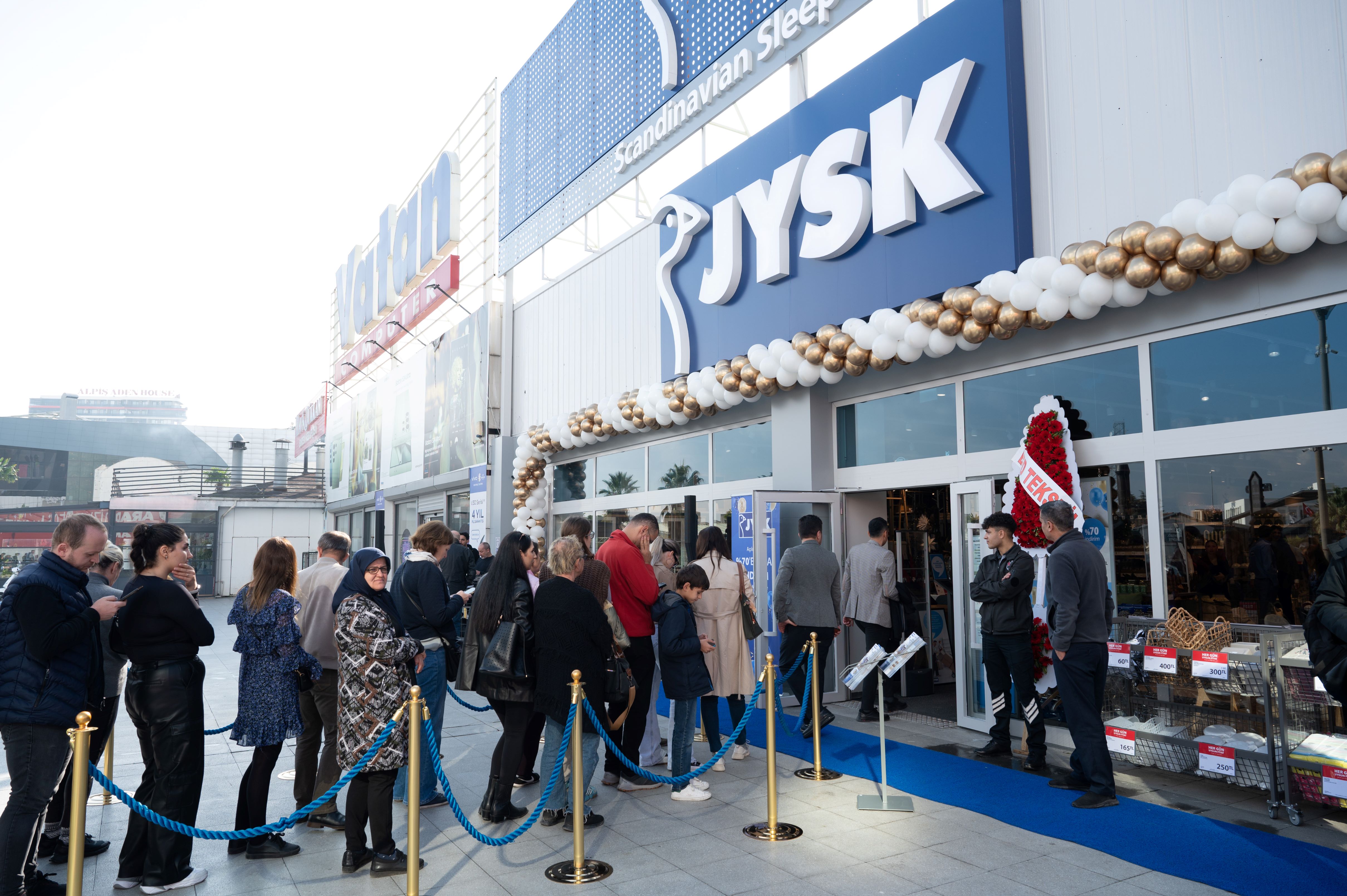 JYSK ha abierto su primera tienda fuera de Estambul, en Bursa.