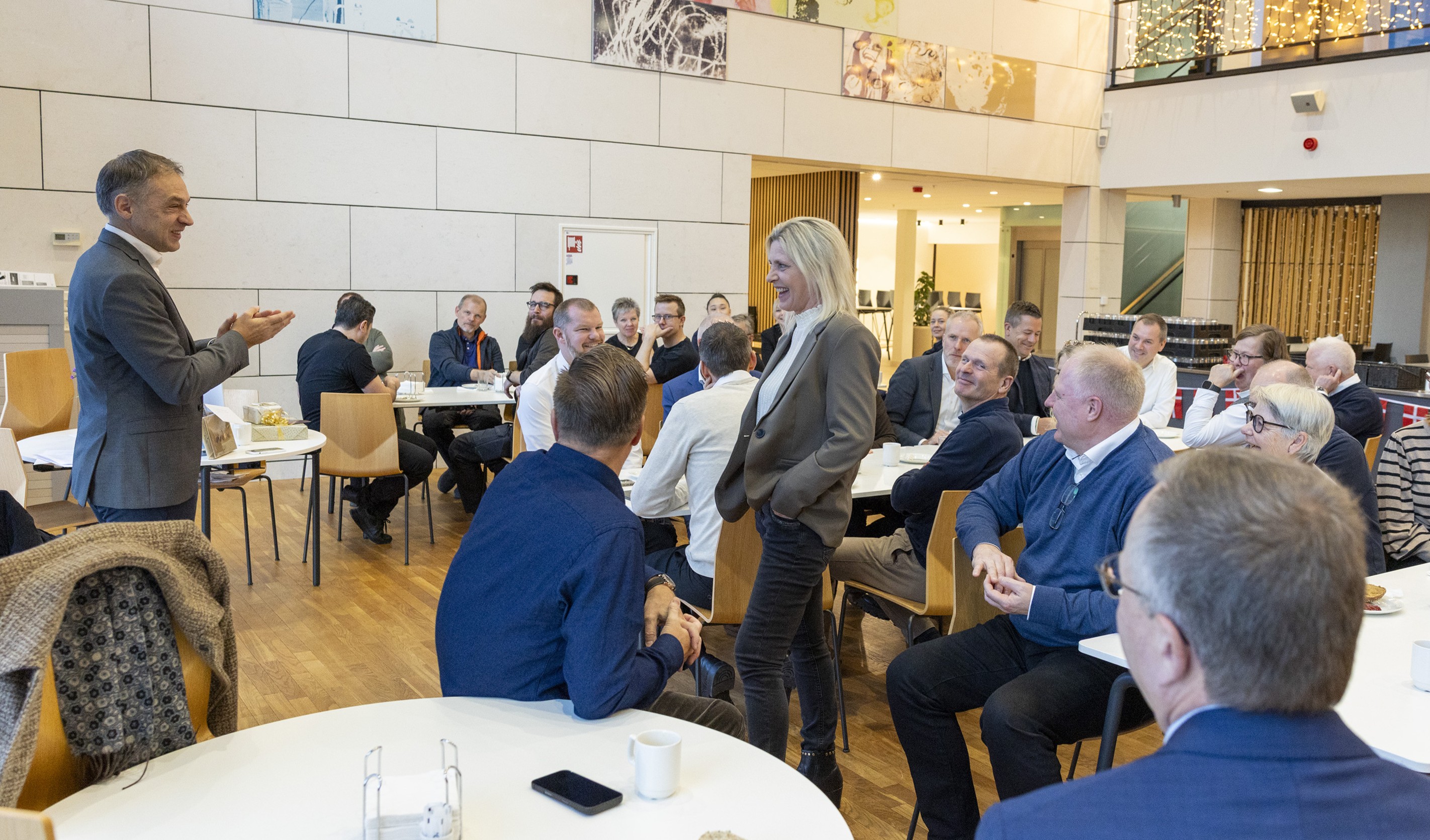 Lis blev fejret på JYSK Head Office med tale fra President og CEO, Rami Jensen.