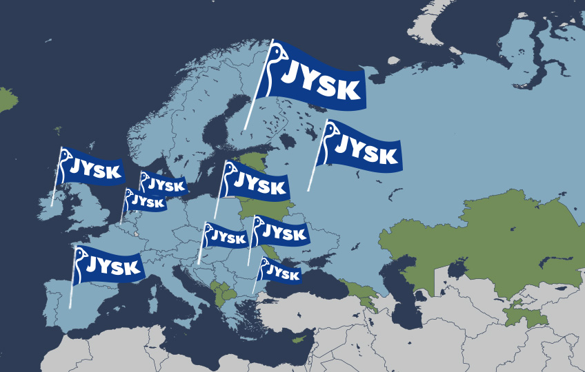 JYSK Map