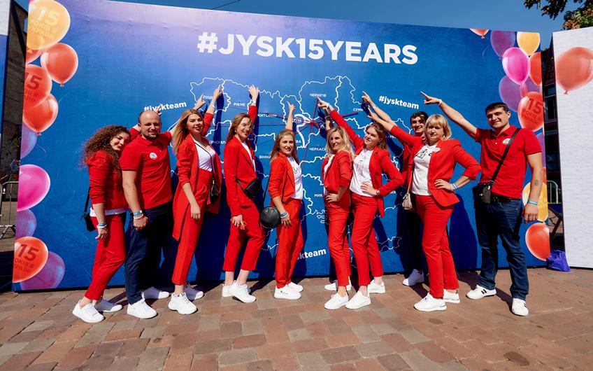 JYSK Ukraine 15th anniversary