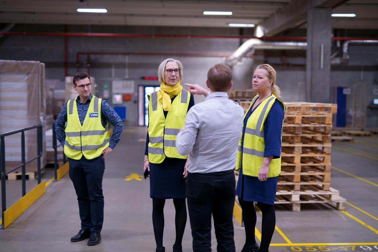 Logistics Manager Henrik Gromada fortæller om distributionscenteret i Uldum