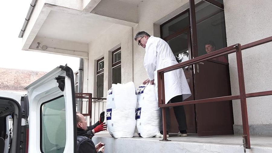 Produsele au ajuns la Spitalul Municipal Gheorgheni