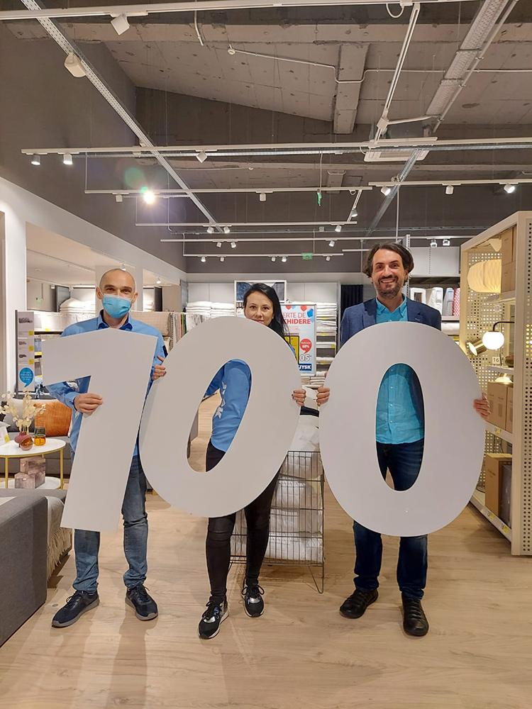 JYSK celebrates 100 stores in Romania