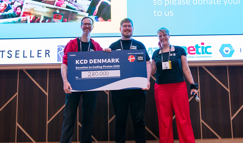 JYSK donated all profits from the KCD event to Coding Pirates, a non-profit organisation dedicated to nurturing IT creativity in children and youngsters.