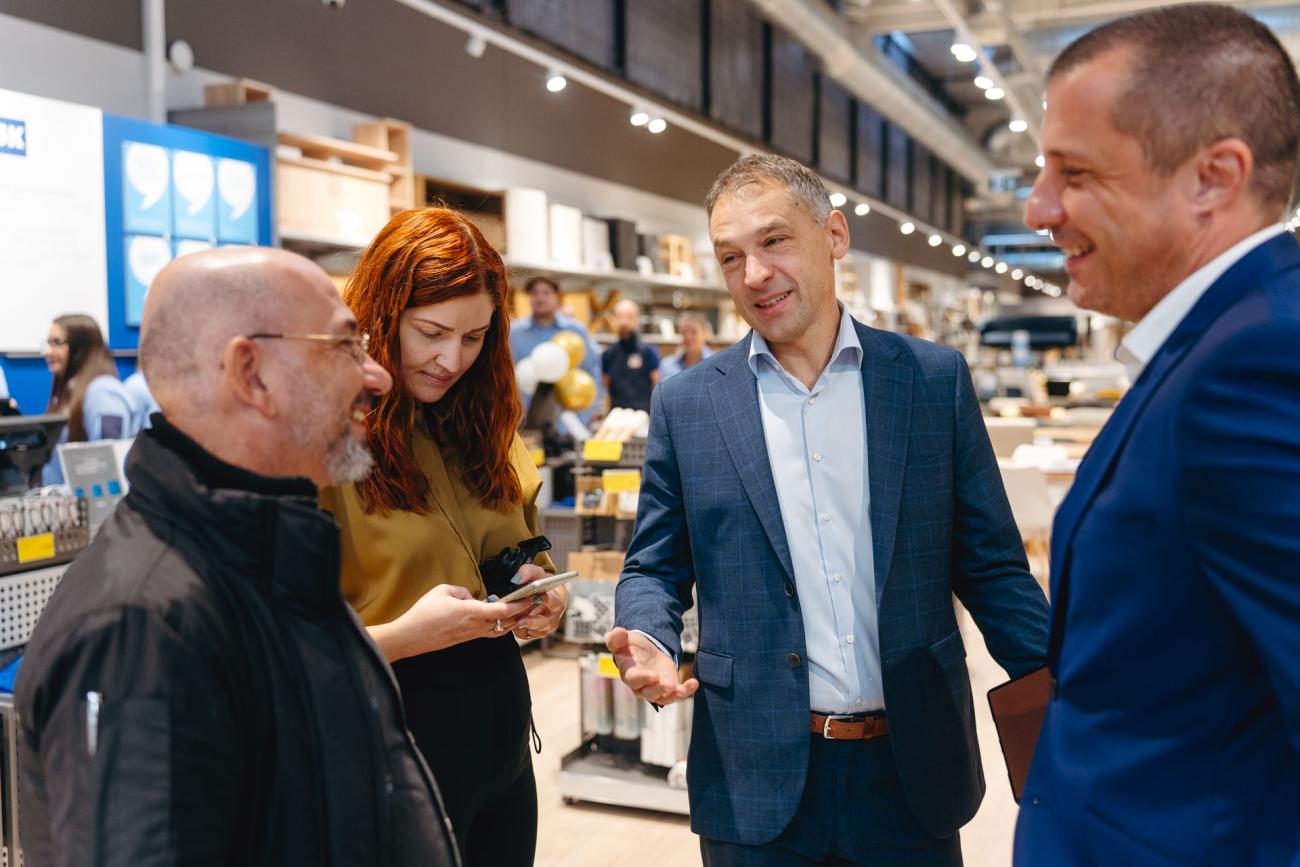 President & CEO in JYSK, Rami Jensen, was there for the opening