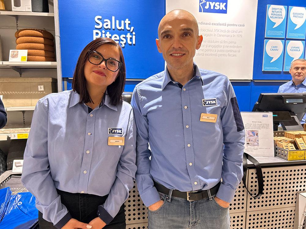 Johanna Chivaran, HR Manager, și Raul Ardelean, Head of Retail