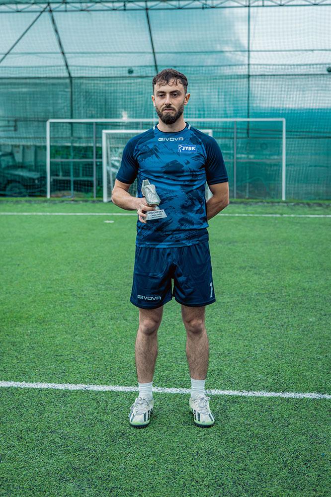 Cel mai bun marcator, Dinu Dorin de la JYSK Balotesti 