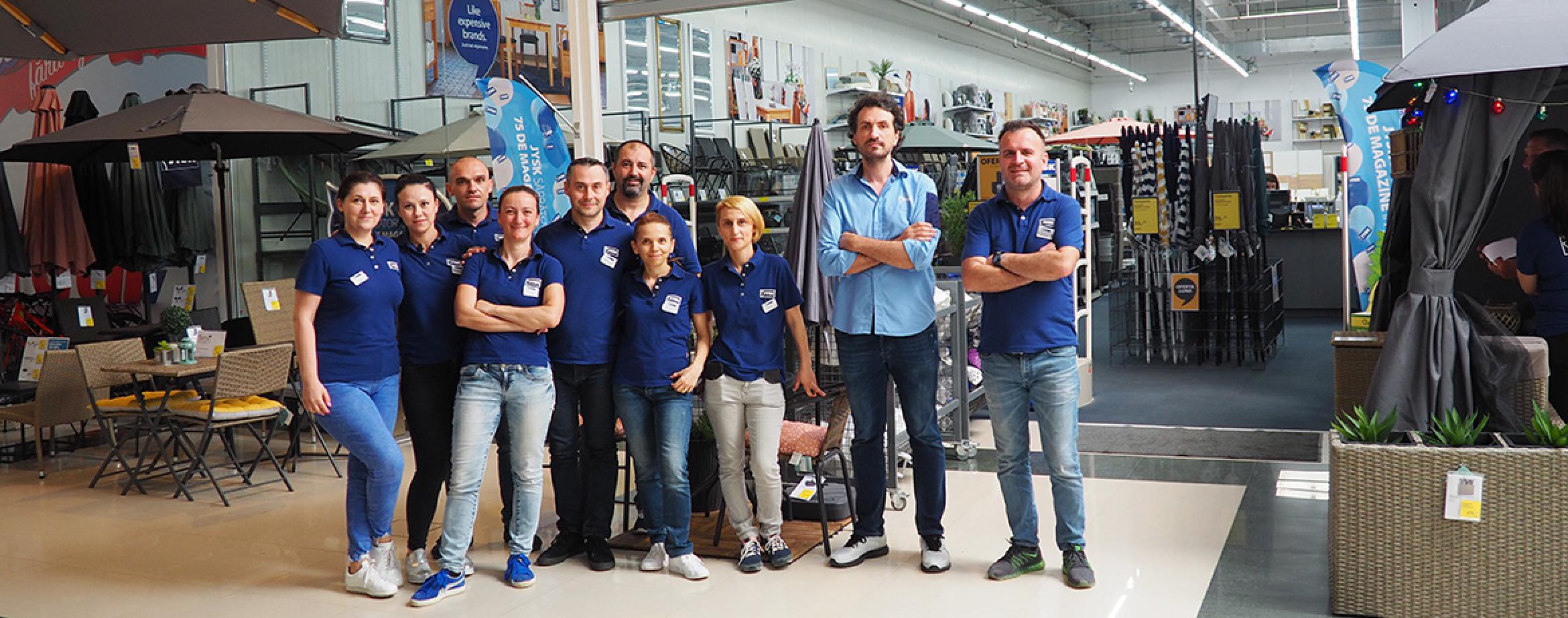 Romanian management team took over a store while the staff had a day off