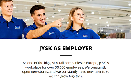 The new JYSK.com