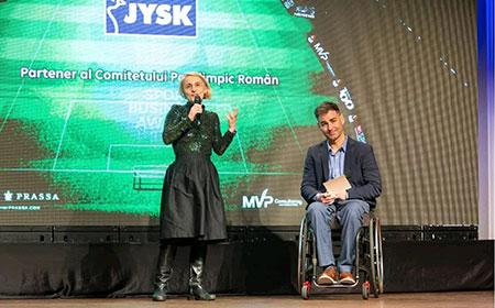 JYSK premiată pentru Cea mai bună companie pentru susținerea sportului paralimpic
