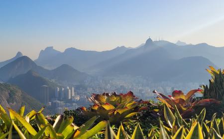 Blick über Rio de Janeiro 