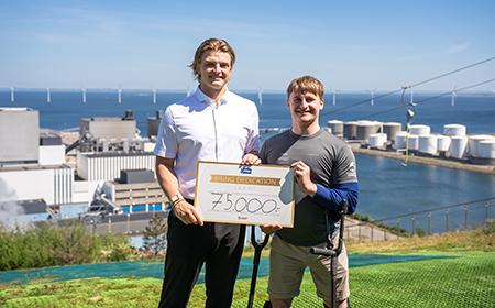 Søren Brunsborg med Adam Nybo