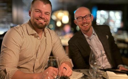 Jeppe Halvorsen og Martin Sæterhaug